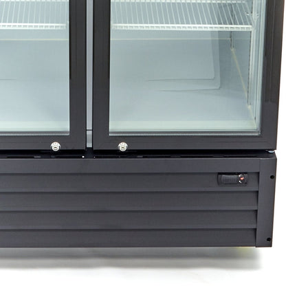 Maxima Display Fridge 800L - 8 Adjustable Shelves - White - RVSVoordeel