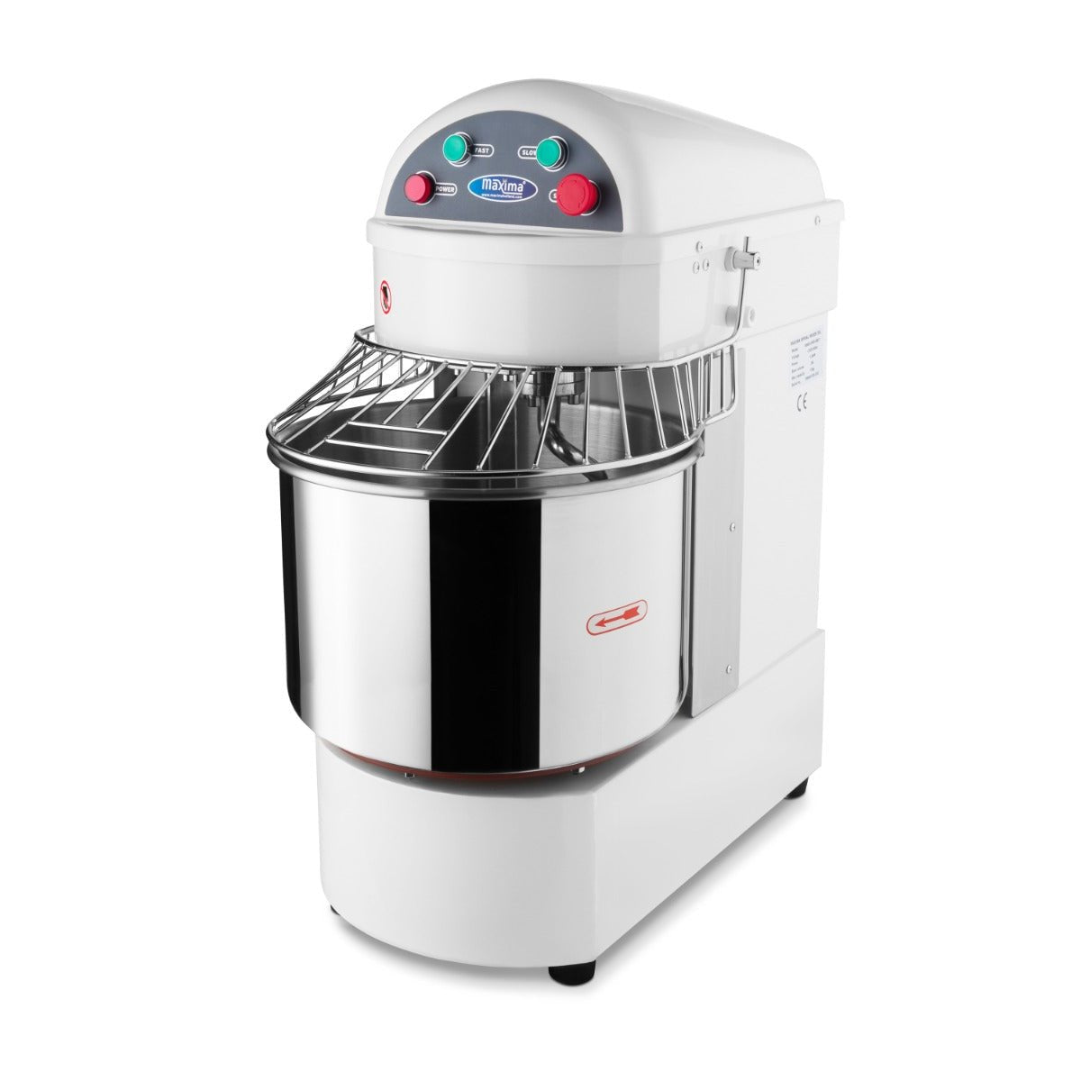 Maxima Dough Mixer 20L - Up to 13kg Dough - 2 Speeds - RVSVoordeel