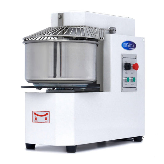 Maxima Dough Mixer 30L - Up to 18kg Dough - 2 Speeds - Removable Bowl - RVSVoordeel