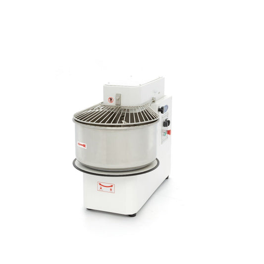 Maxima Dough Mixer 50L - Up to 30kg Dough - 2 Speeds - Removable Bowl - 400V - RVSVoordeel