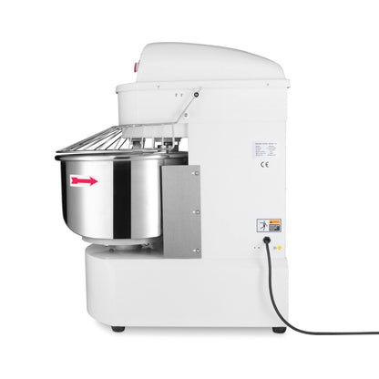 Maxima Dough Mixer 75L - Up to 48kg Dough - 2 Speeds - 400V - RVSVoordeel