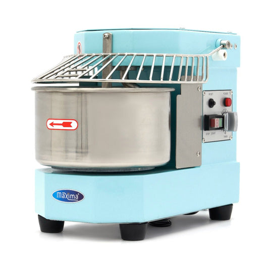 Maxima Dough Mixer 8L Blue - Up to 4,5kg Dough - with Timer - RVSVoordeel