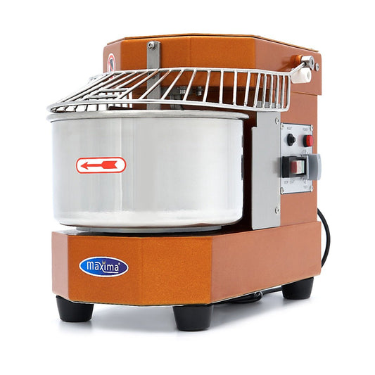 Maxima Dough Mixer 8L Gold - Up to 4,5kg Dough - with Timer - RVSVoordeel