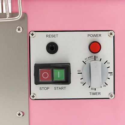 Maxima Dough Mixer 8L Pink - Up to 4,5kg Dough - with Timer - RVSVoordeel