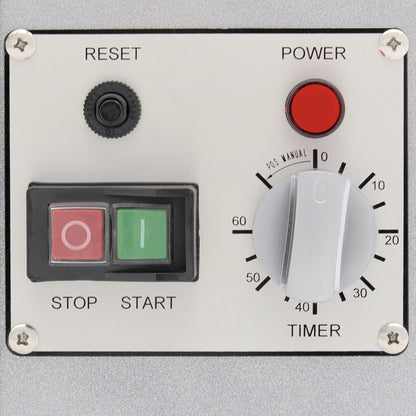 Maxima Dough Mixer 8L Silver - Up to 4,5kg Dough - with Timer - RVSVoordeel
