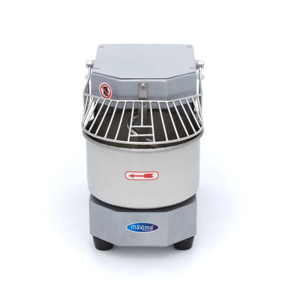 Maxima Dough Mixer 8L Silver - Up to 4,5kg Dough - with Timer - RVSVoordeel