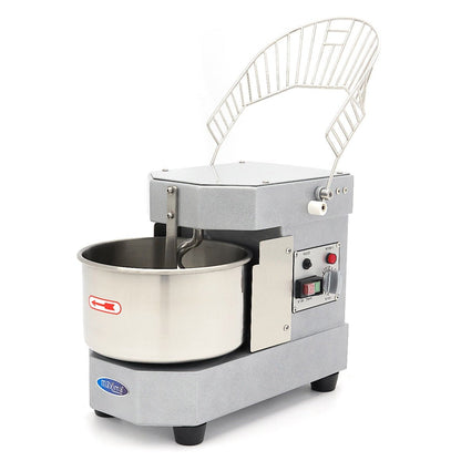 Maxima Dough Mixer 8L Silver - Up to 4,5kg Dough - with Timer - RVSVoordeel