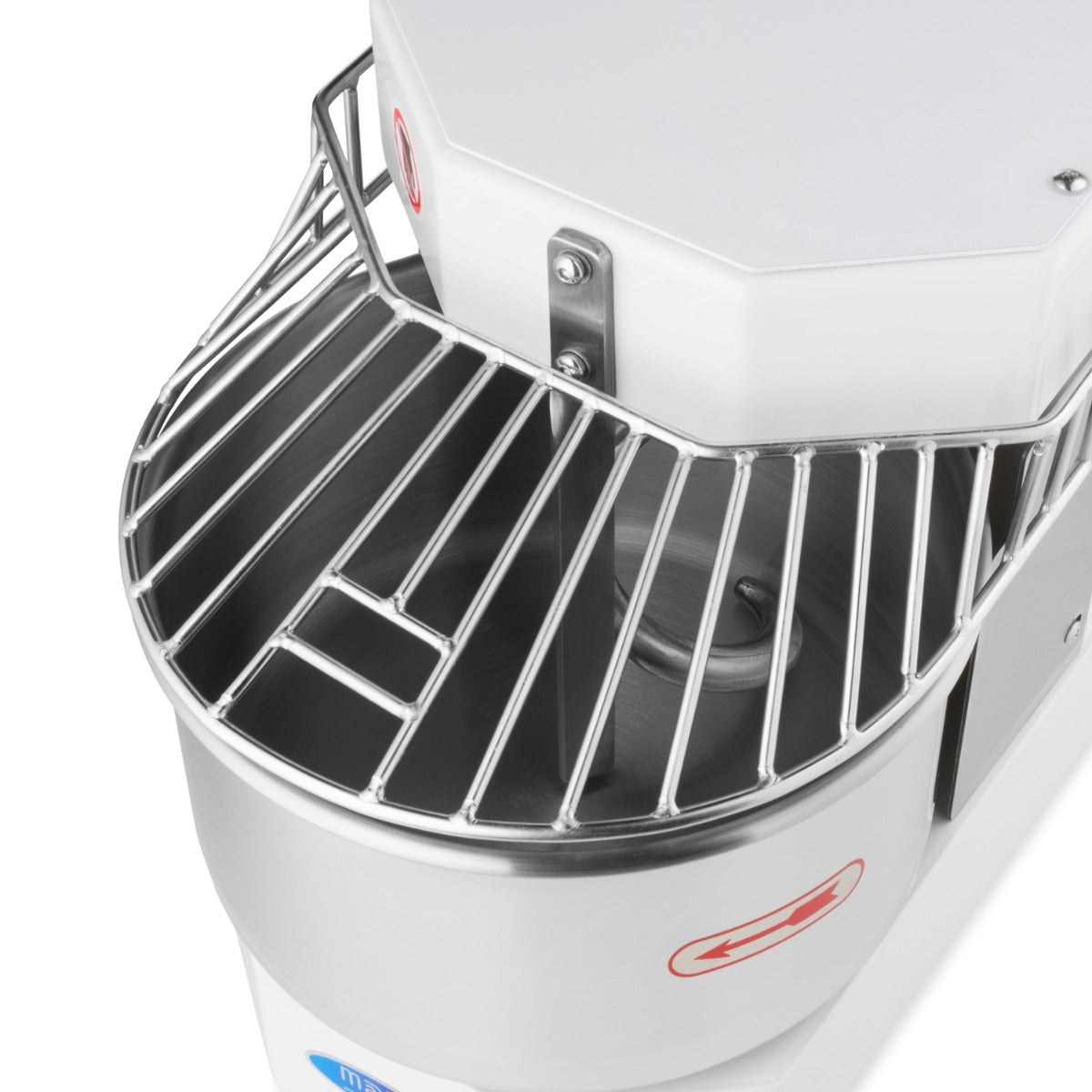 Maxima Dough Mixer 8L White - Up to 4,5kg Dough - with Timer - RVSVoordeel