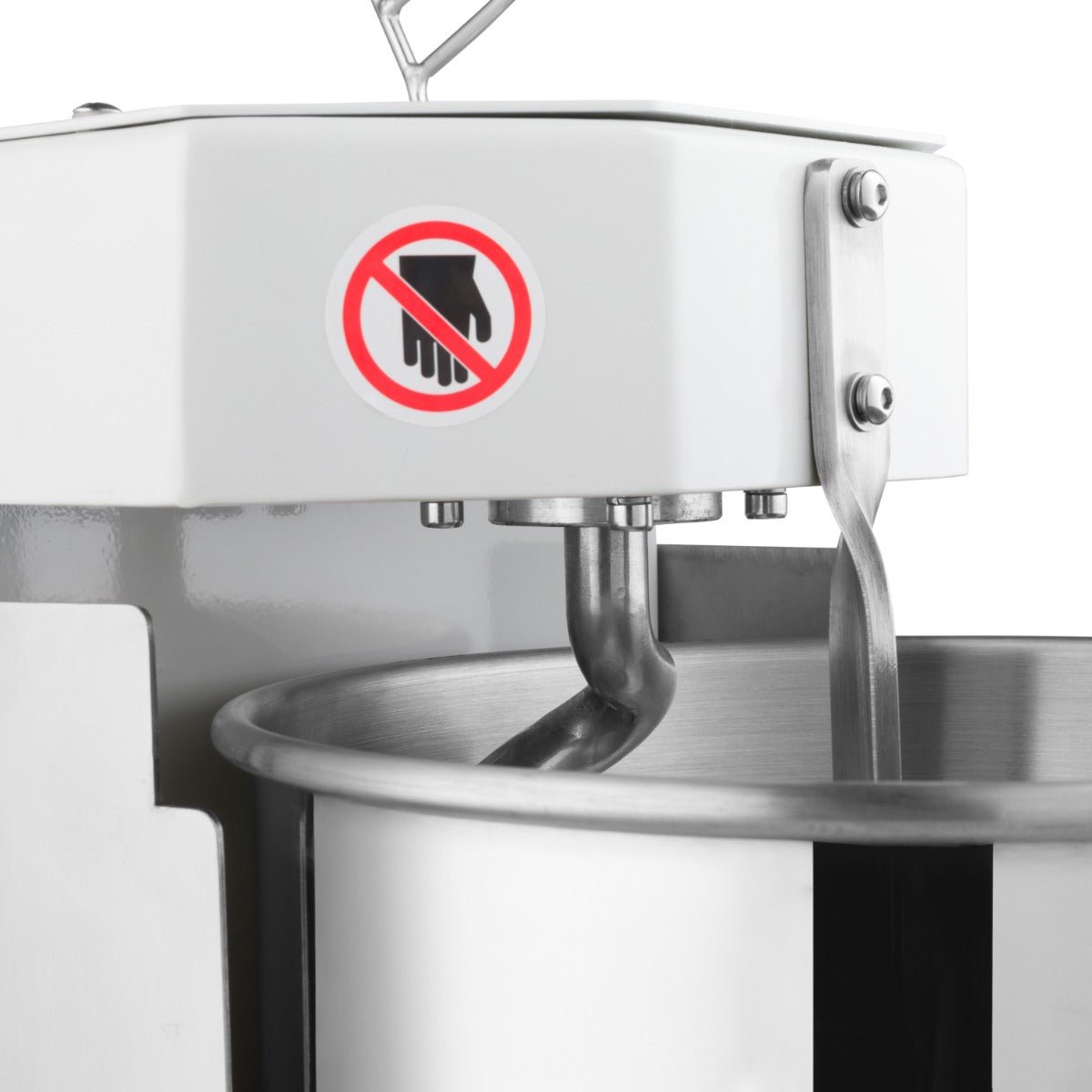 Maxima Dough Mixer 8L White - Up to 4,5kg Dough - with Timer - RVSVoordeel