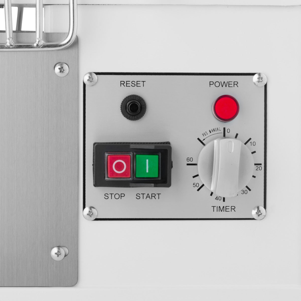 Maxima Dough Mixer 8L White - Up to 4,5kg Dough - with Timer - RVSVoordeel