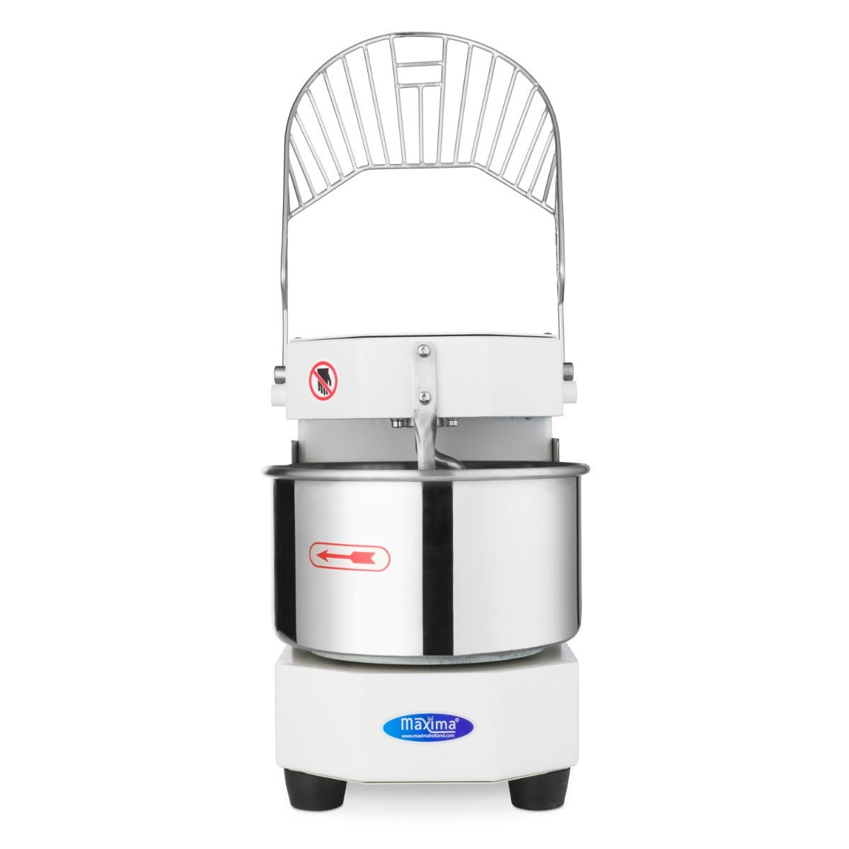 Maxima Dough Mixer 8L White - Up to 4,5kg Dough - with Timer - RVSVoordeel