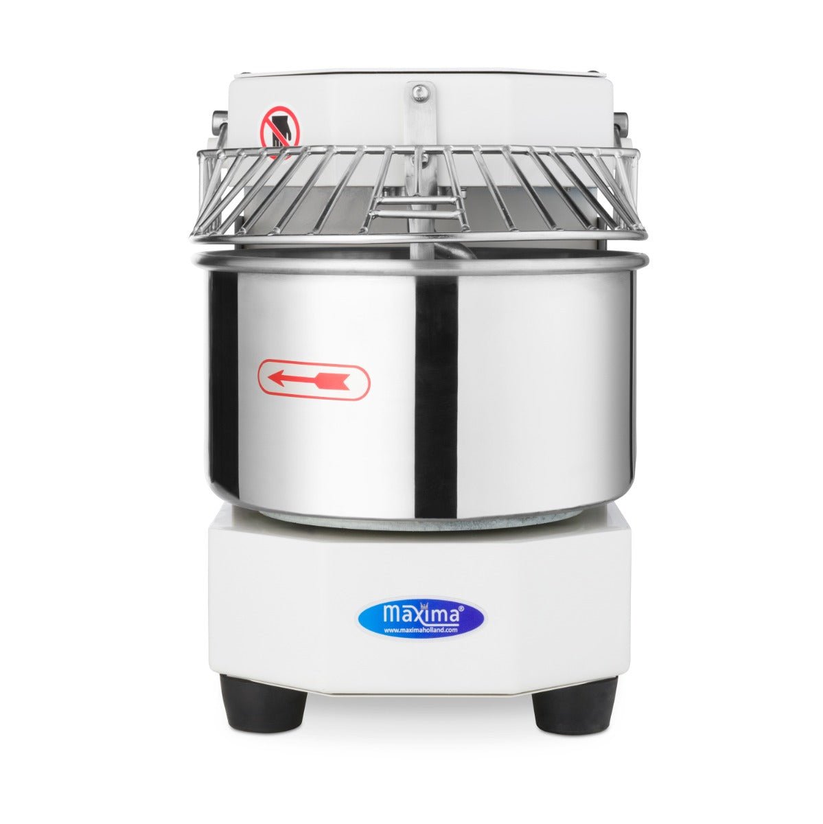 Maxima Dough Mixer 8L White - Up to 4,5kg Dough - with Timer - RVSVoordeel