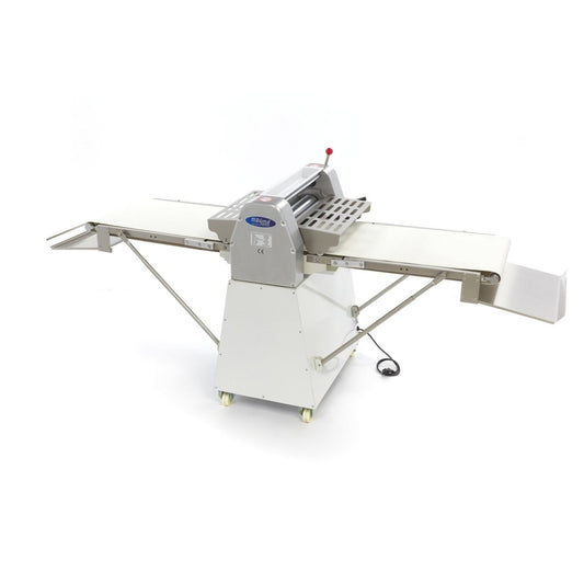 Maxima Dough Sheeter 52 cm - Floor Model - Foldable - RVSVoordeel
