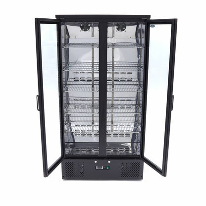 Maxima Drinks Fridge - 2 Hinged Door - 10 Adjustable Shelves - RVSVoordeel