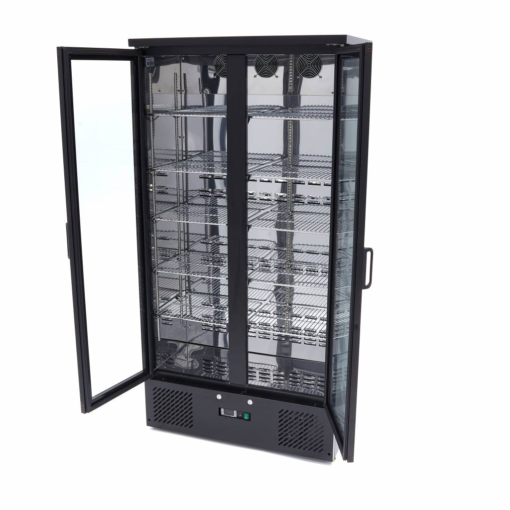 Maxima Drinks Fridge - 2 Hinged Door - 10 Adjustable Shelves - RVSVoordeel