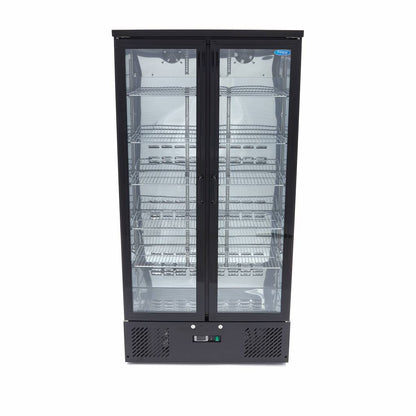 Maxima Drinks Fridge - 2 Hinged Door - 10 Adjustable Shelves - RVSVoordeel