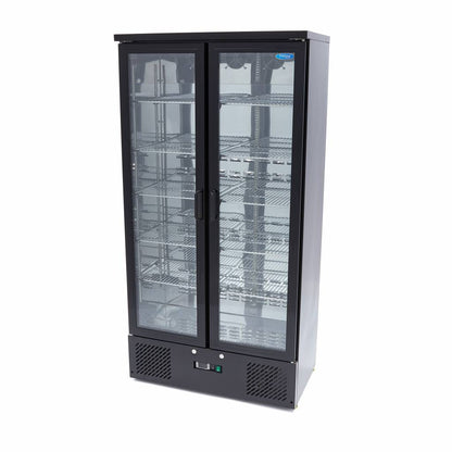 Maxima Drinks Fridge - 2 Hinged Door - 10 Adjustable Shelves - RVSVoordeel