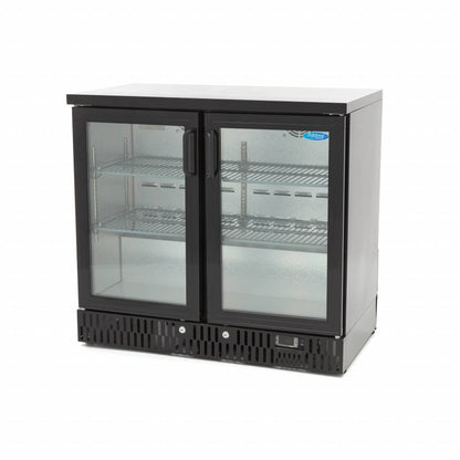 Maxima Drinks Fridge - 2 Hinged Door - 4 Adjustable Shelves - RVSVoordeel