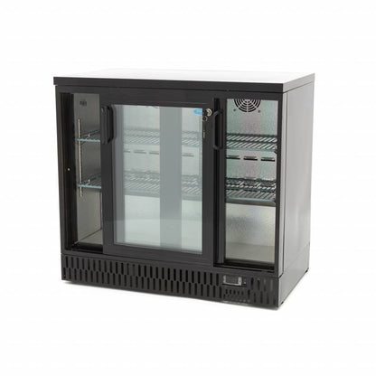 Maxima Drinks Fridge - 2 Sliding Doors - 4 Adjustable Shelves - RVSVoordeel