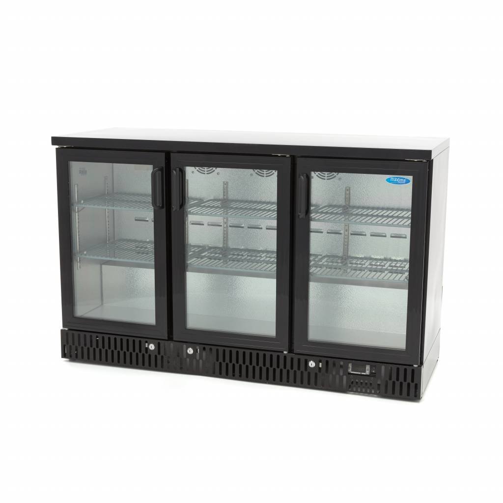 Maxima Drinks Fridge - 3 Hinged Door - 6 Adjustable Shelves - RVSVoordeel