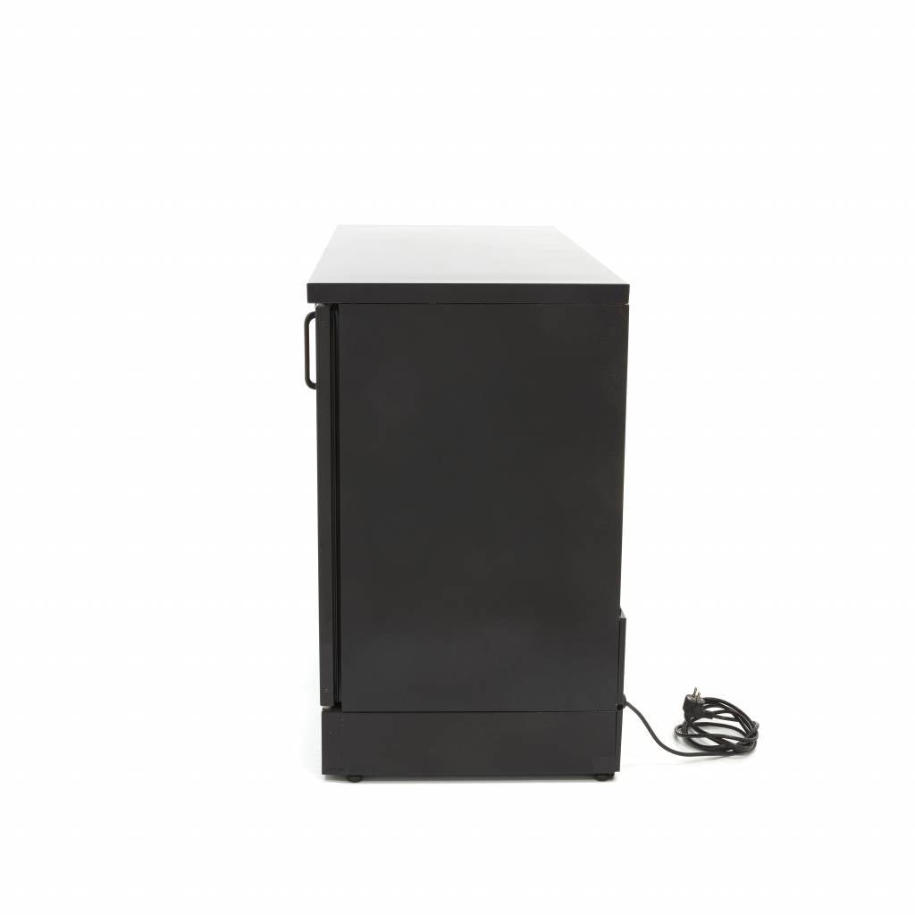 Maxima Drinks Fridge - 3 Hinged Door - 6 Adjustable Shelves - RVSVoordeel