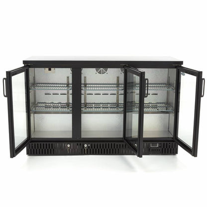 Maxima Drinks Fridge - 3 Hinged Door - 6 Adjustable Shelves - RVSVoordeel