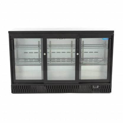 Maxima Drinks Fridge - 3 Sliding Doors - 6 Adjustable Shelves - RVSVoordeel
