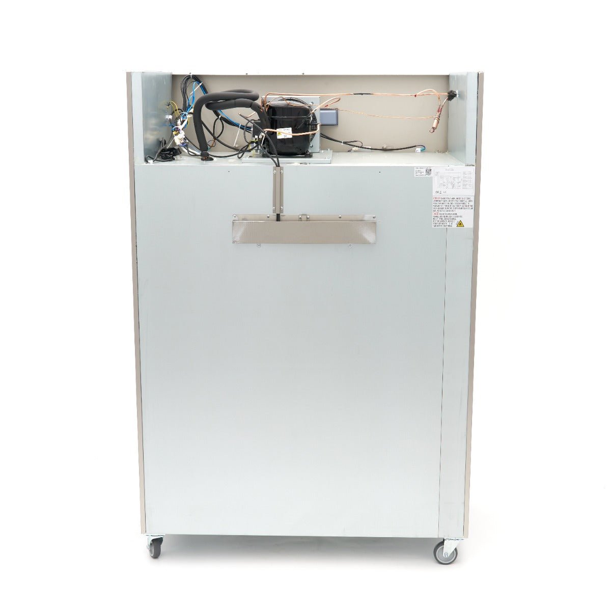 Maxima Freezer 1200L on Wheels - 6 Adjustable Shelves (2/1 GN) - Stainless Steel - RVSVoordeel