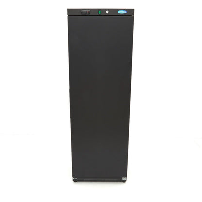 Maxima Freezer 400L - 6 Fixed Shelves - Black - RVSVoordeel