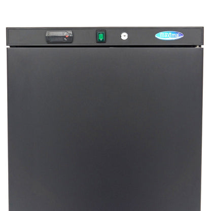Maxima Freezer 400L - 6 Fixed Shelves - Black - RVSVoordeel