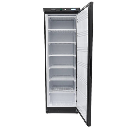 Maxima Freezer 400L - 6 Fixed Shelves - Black - RVSVoordeel