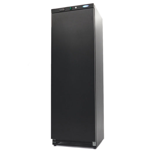 Maxima Freezer 400L - 6 Fixed Shelves - Black - RVSVoordeel