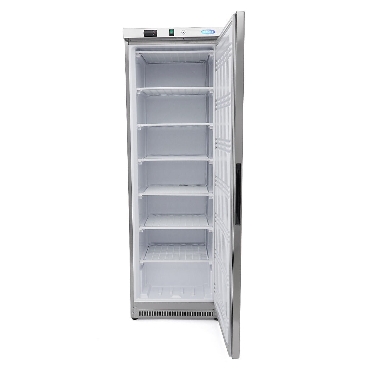 Maxima Freezer 400L - 6 Fixed Shelves - Stainless Steel - RVSVoordeel