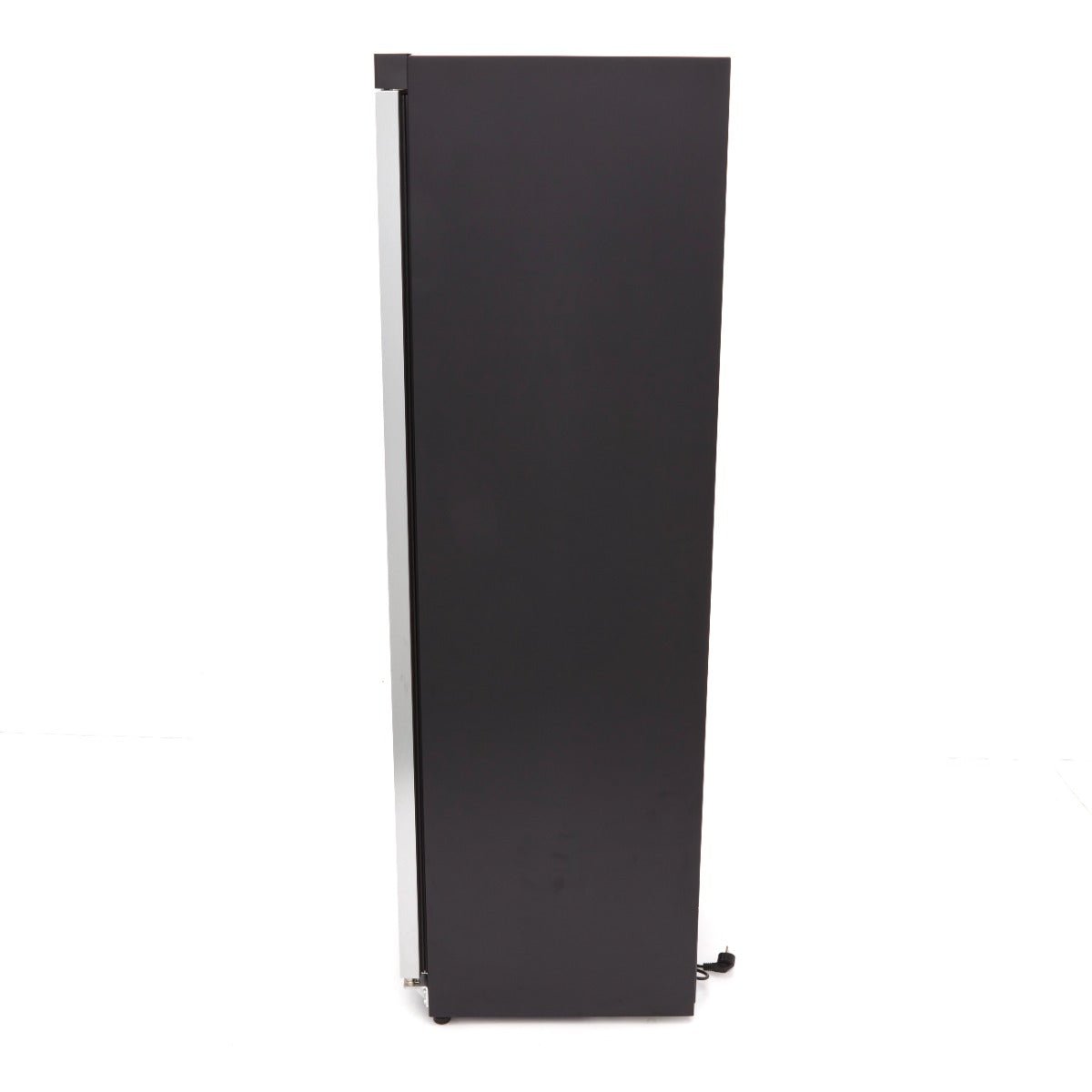 Maxima Freezer 400L with Glass Door - 6 Fixed Shelves - Black - RVSVoordeel