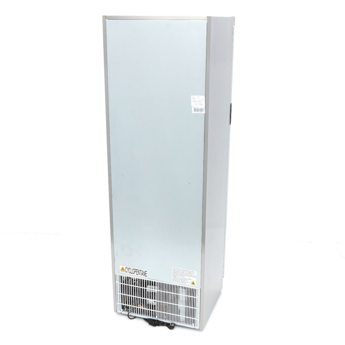Maxima Freezer 400L with Glass Door - 6 Fixed Shelves - Stainless Steel - RVSVoordeel