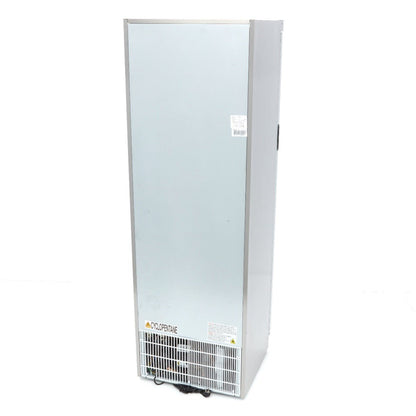 Maxima Freezer 400L with Glass Door - 6 Fixed Shelves - Stainless Steel - RVSVoordeel