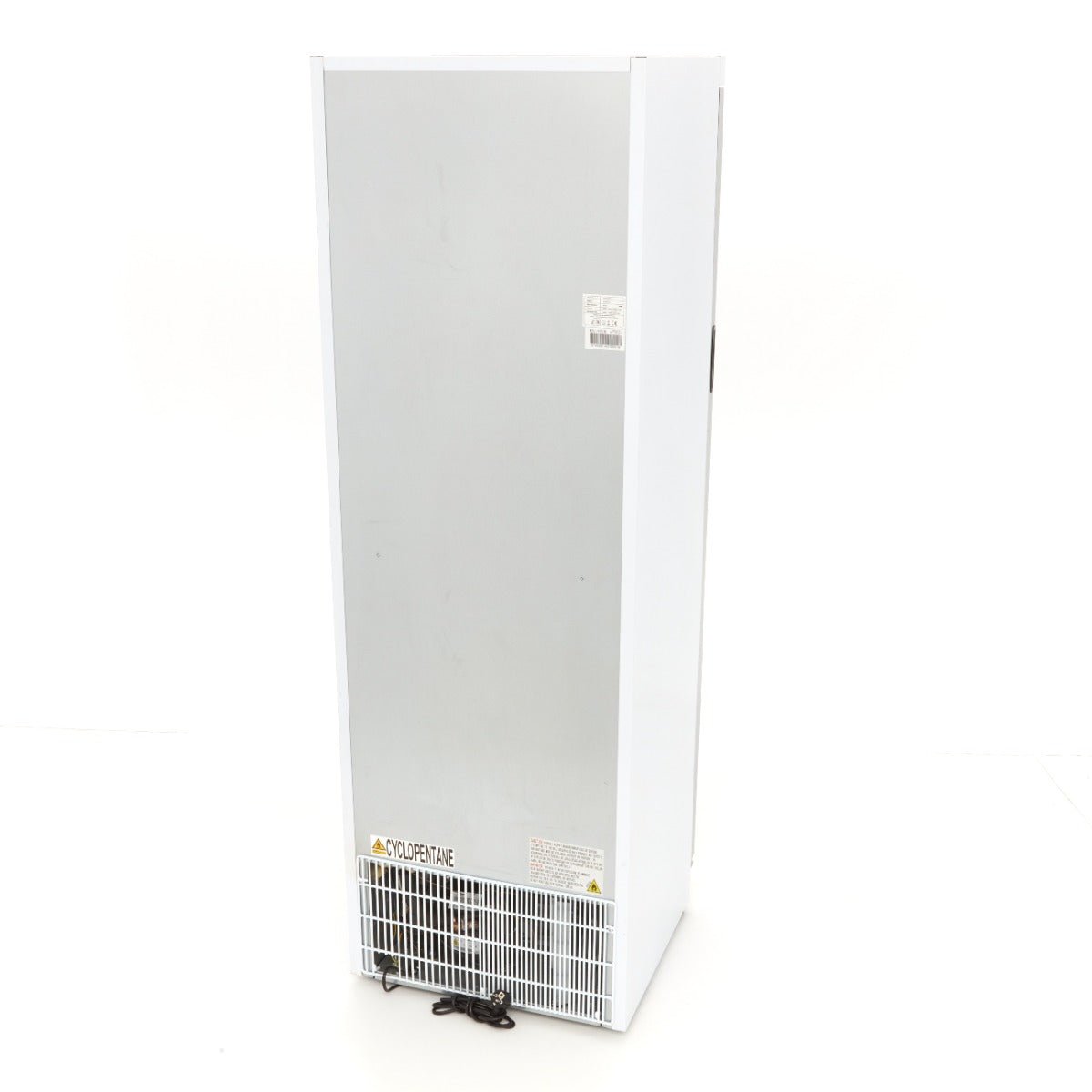 Maxima Freezer 400L with Glass Door - 6 Fixed Shelves - White - RVSVoordeel