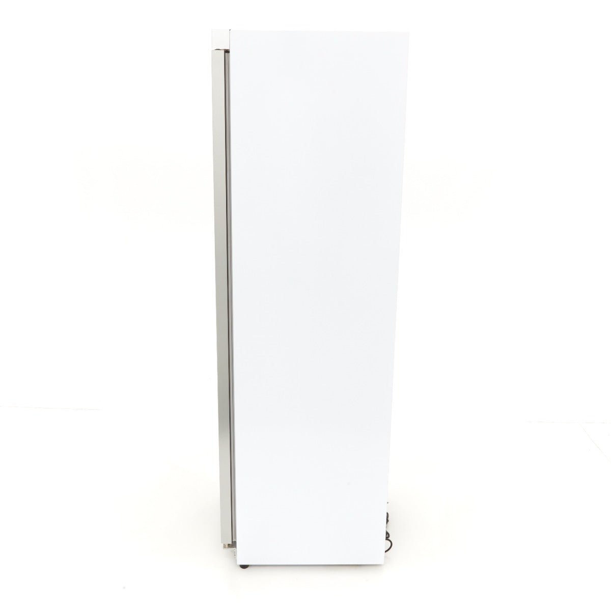 Maxima Freezer 400L with Glass Door - 6 Fixed Shelves - White - RVSVoordeel