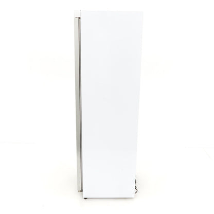 Maxima Freezer 400L with Glass Door - 6 Fixed Shelves - White - RVSVoordeel