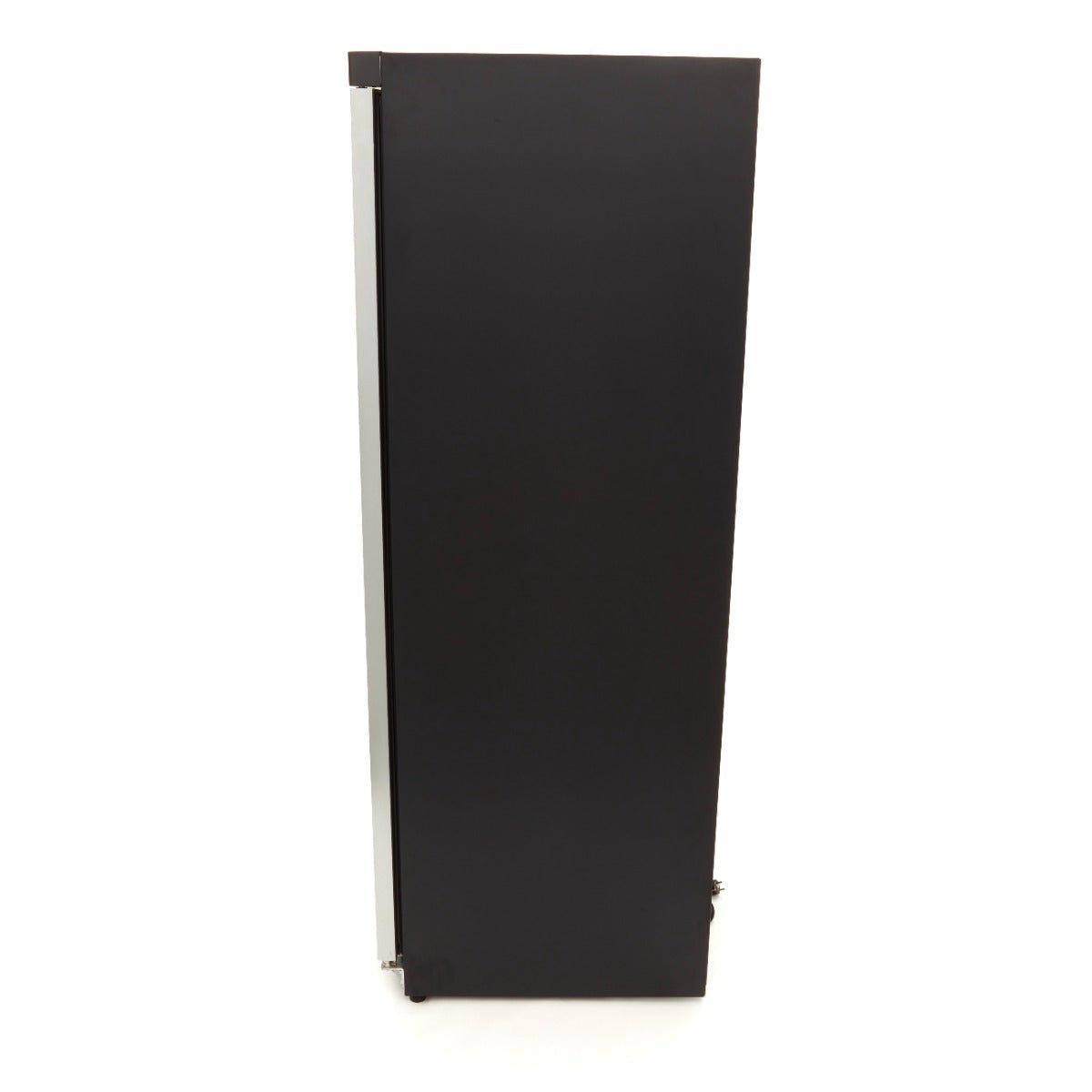 Maxima Freezer 600L with Glass Door - 6 Fixed Shelves - Black - RVSVoordeel