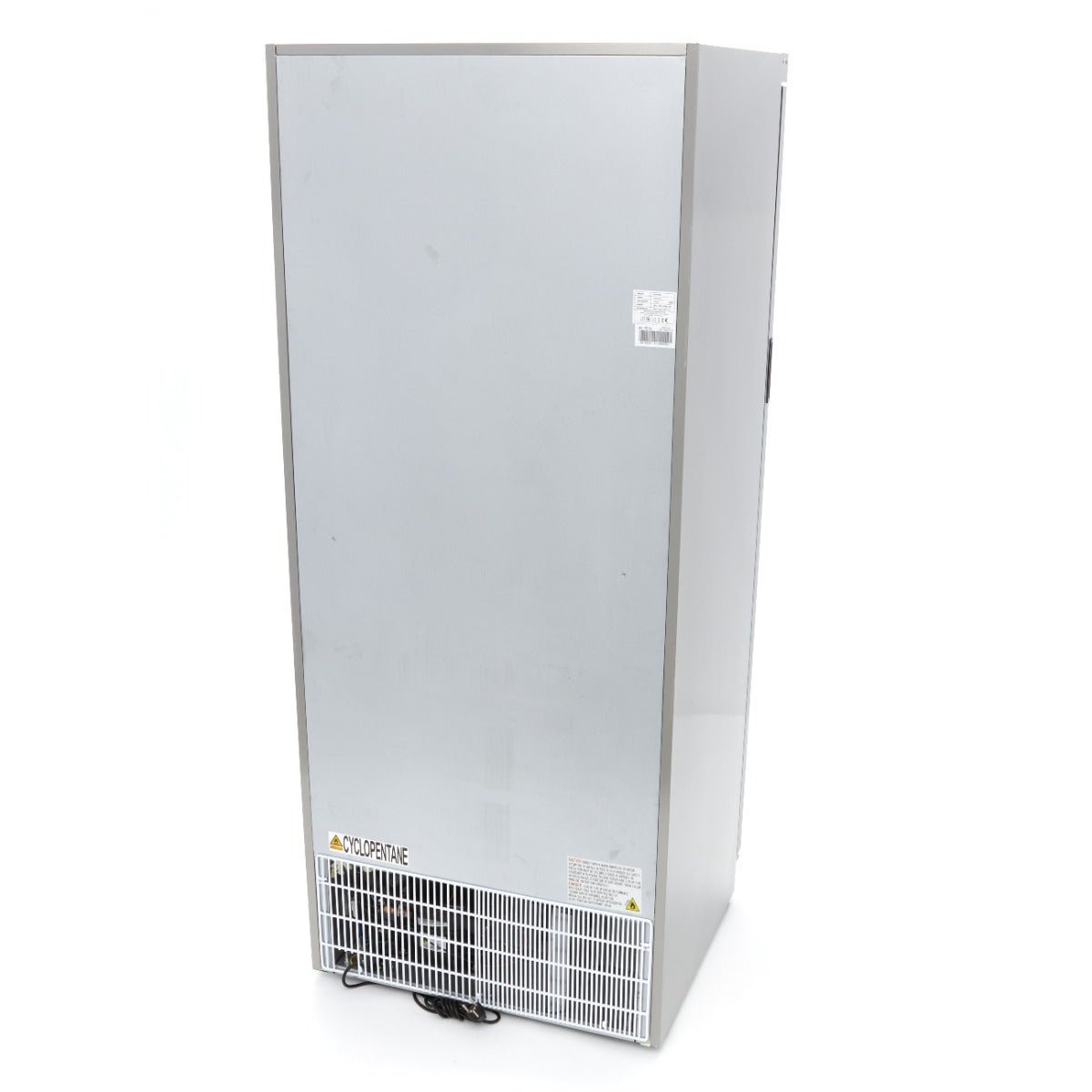 Maxima Freezer 600L with Glass Door - 6 Fixed Shelves - Stainless Steel - RVSVoordeel