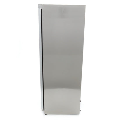 Maxima Freezer 600L with Glass Door - 6 Fixed Shelves - Stainless Steel - RVSVoordeel