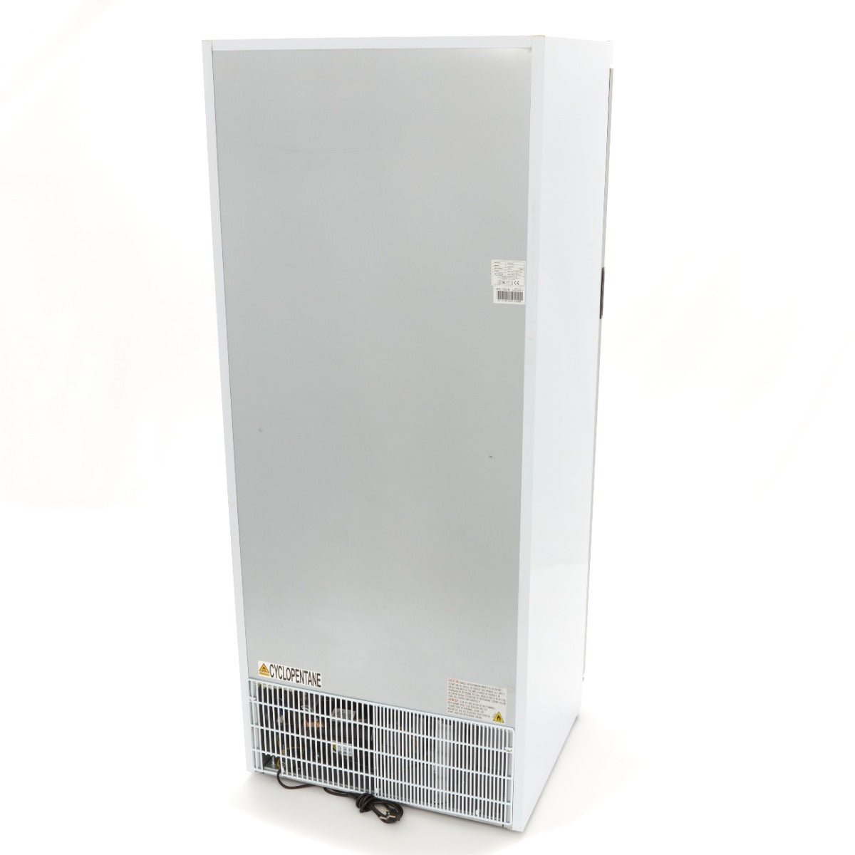 Maxima Freezer 600L with Glass Door - 6 Fixed Shelves - White - RVSVoordeel