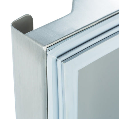 Maxima Freezer 700L on Wheels - 3 Adjustable Shelves (2/1 GN) - Stainless Steel - RVSVoordeel