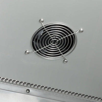 Maxima Freezer 800L on Wheels - 6 Adjustable Shelves - Stainless Steel - RVSVoordeel