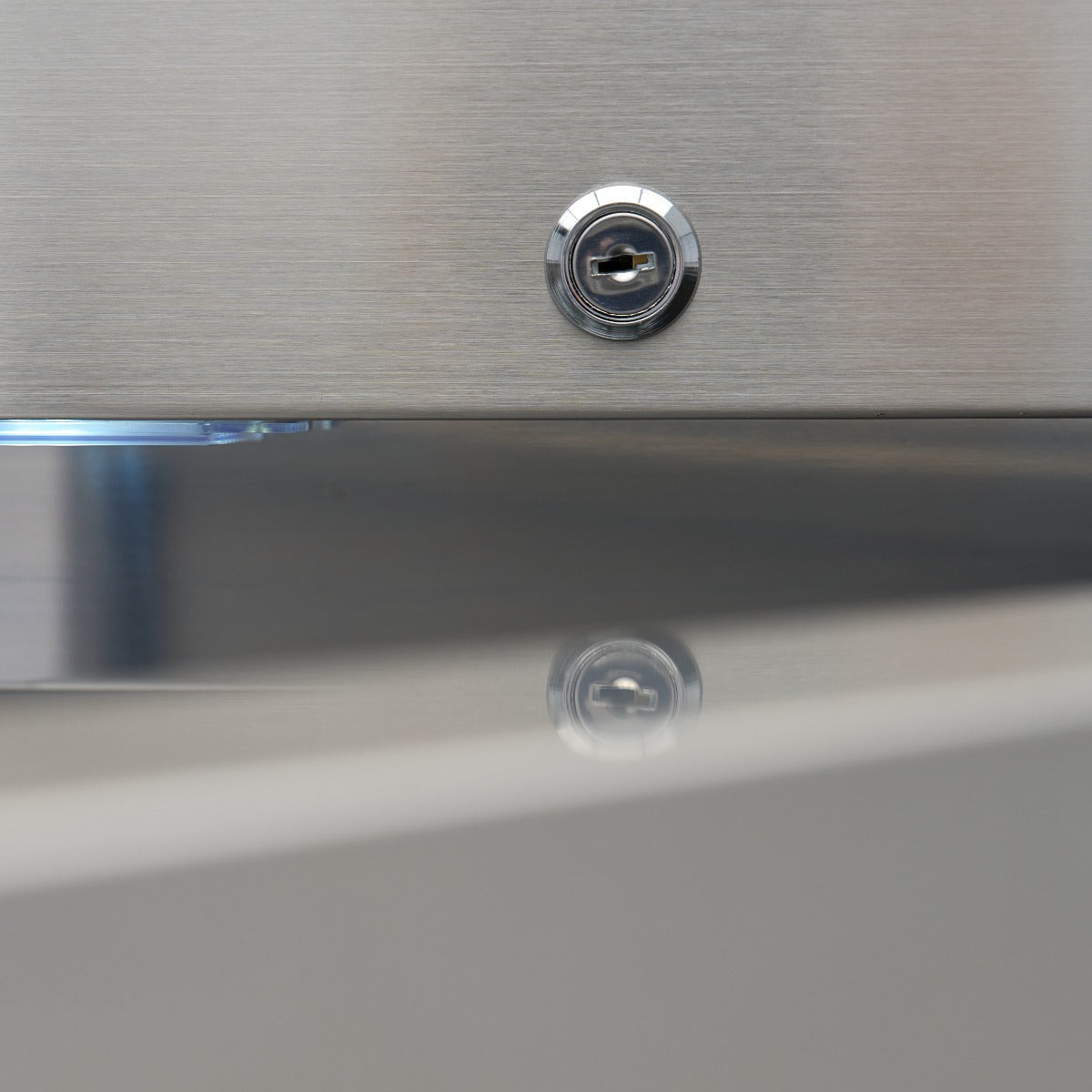 Maxima Fridge 1200L on Wheels - 6 Adjustable Shelves (2/1 GN) - Stainless Steel - RVSVoordeel