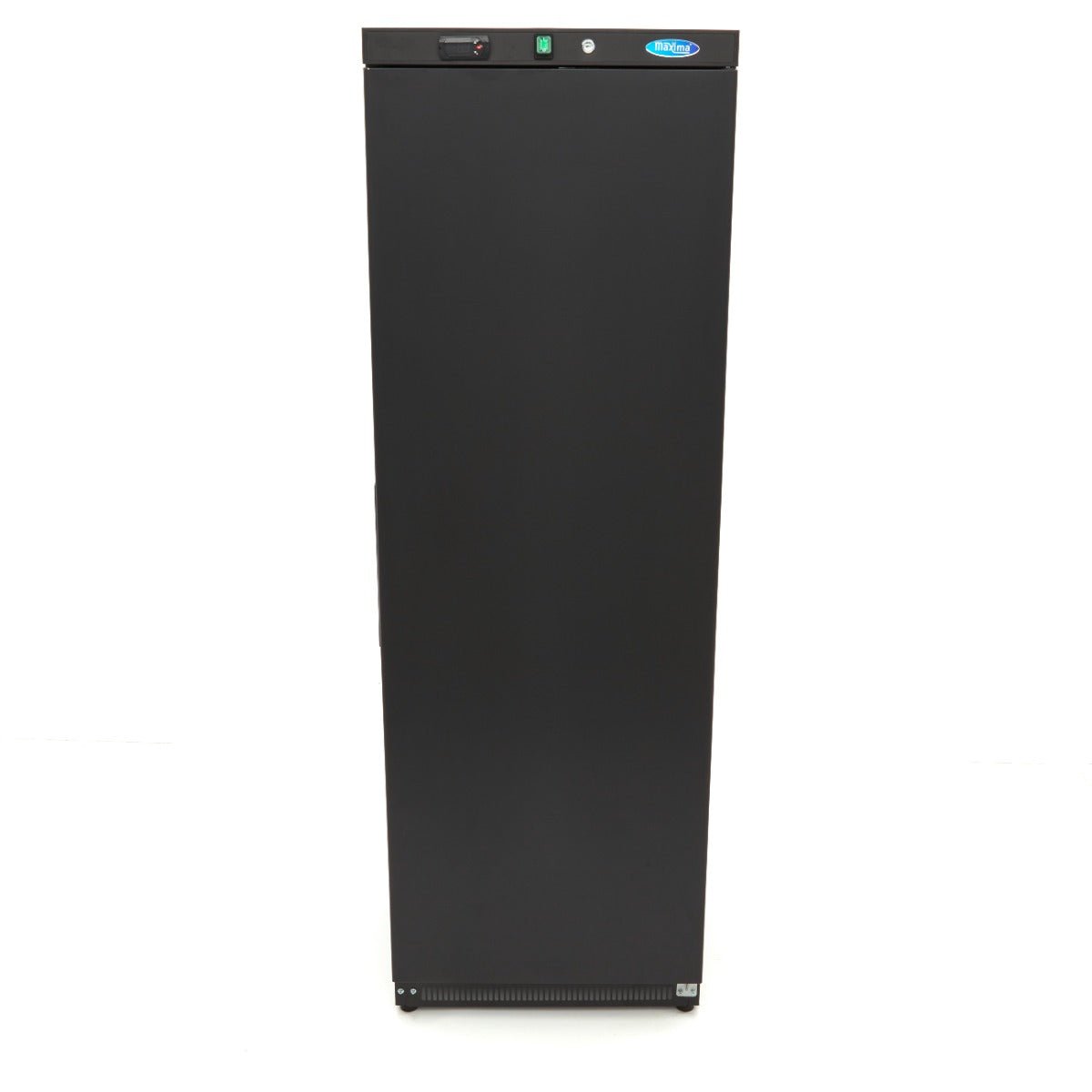 Maxima Fridge 400L - 4 Adjustable Shelves - Black - RVSVoordeel