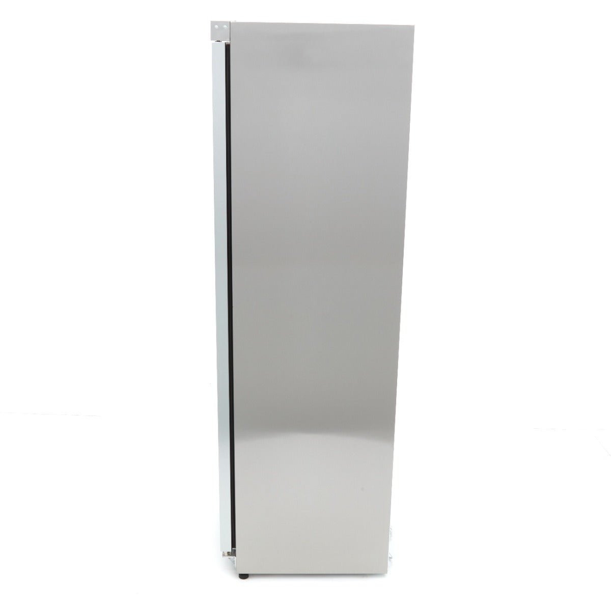 Maxima Fridge 400L with Glass Door - 4 Adjustable Shelves - Stainless Steel - RVSVoordeel