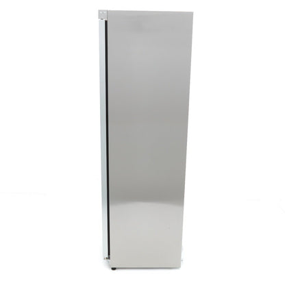 Maxima Fridge 400L with Glass Door - 4 Adjustable Shelves - Stainless Steel - RVSVoordeel