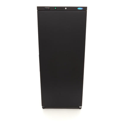 Maxima Fridge 600L - 4 Adjustable Shelves - Black - RVSVoordeel